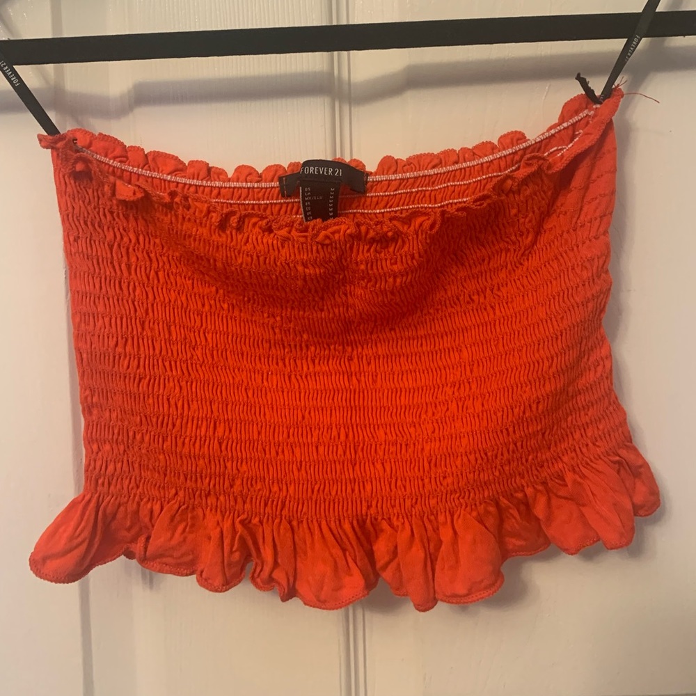 Forever 21 ruched tube top